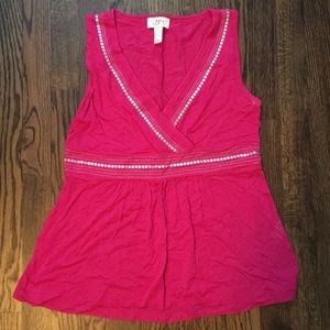 Pink tank top